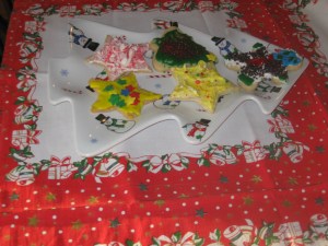 Holiday cookies - stars and ginger bread man