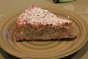 Lemon cake with chia seeds