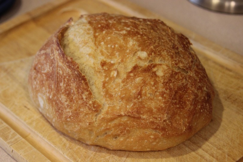 Bread with white bread flour
