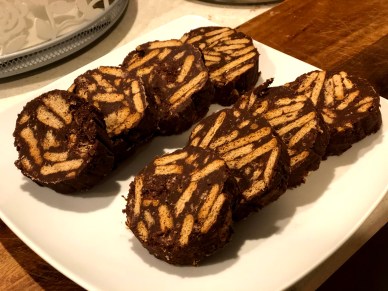 Chocolate "Mosaic" Log